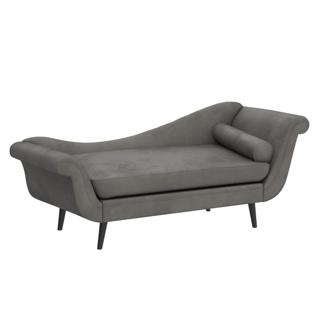 Christopher Knight Home Calvert Chaise Lounge Dark 29D x 69W x 30H