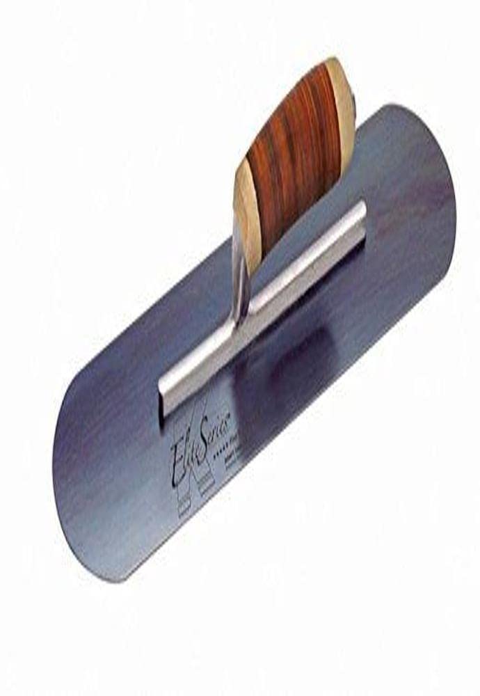 Kraft Tool CFE738BL Elite Series Five Star Blue Steel Pool Trowel with Leather