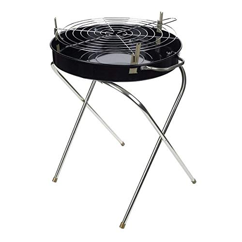 Marsh Fold-a-matic 18 Inch Charcoal Grill Black Metal