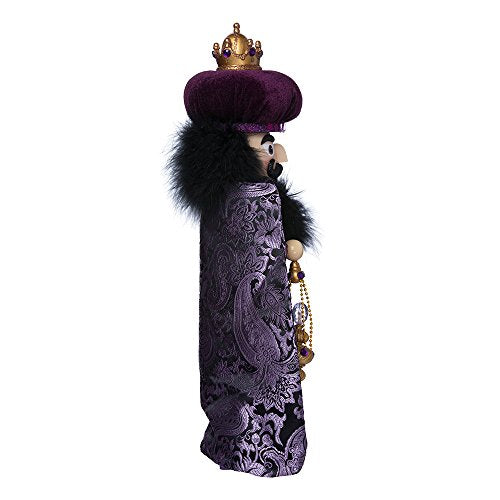 Kurt S. Adler Kurt Adler Hollywood King 18-Inch Purple Nutcracker - Diamond Home USA