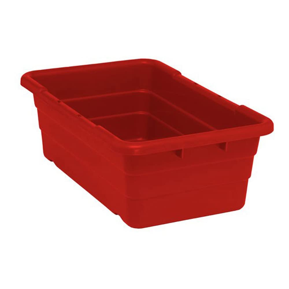 Quantum TUB2516-8RD Cross Stack Tub Polypropylene Red