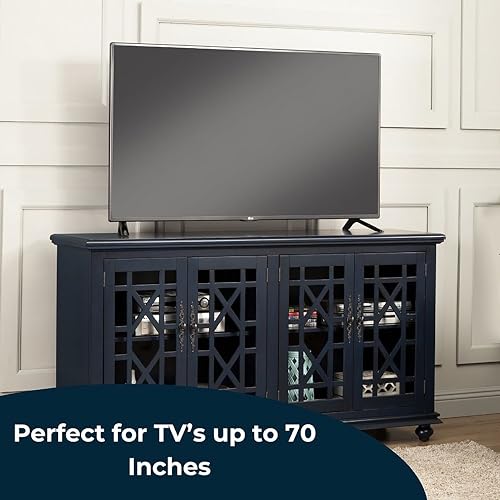 Martin Svensson Home Avalon 63" TV Stand W x 35" H Catalina Blue - Diamond Home USA