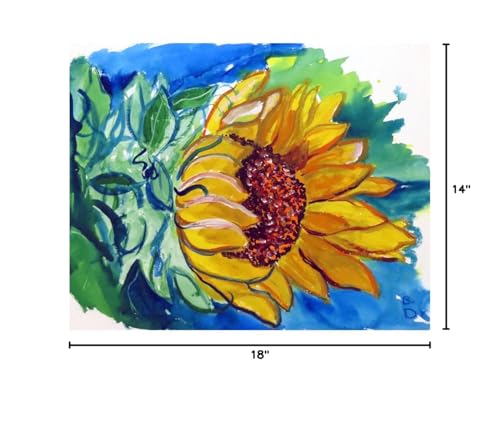 Betsy Drake PM544 Windy Sunflower Place Mat Set of 4 - Diamond Home USA