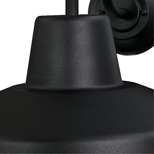 Westinghouse 6359800 Academy One-Light LED Textured Black Finish with Cage Shade - Diamond Home USA