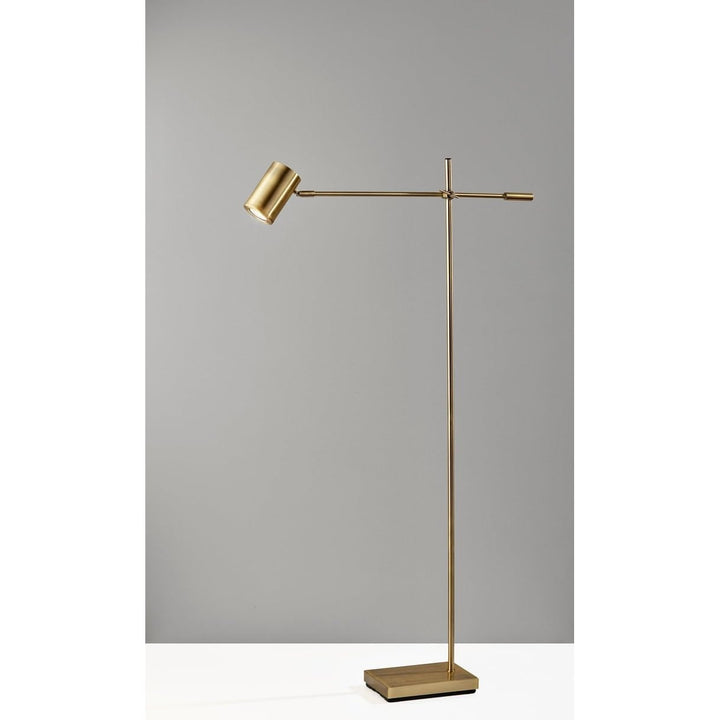 Led Floor Lamp Brass Industrial Modern Contemporary Transitional - Diamond Home USA