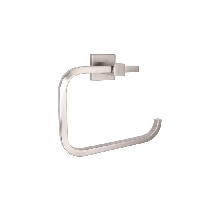 Bathroom Towel Ring Pvd Satin Nickel 8'3" X 11' Grey Metal Finish