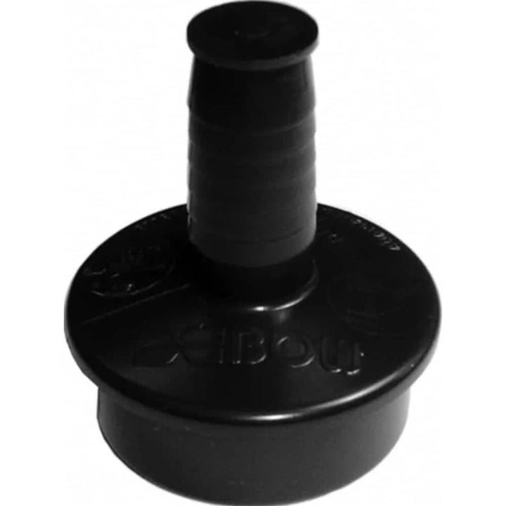American 1.5 in. X Abs Dishwasher Bushing; Black Hardware Abs