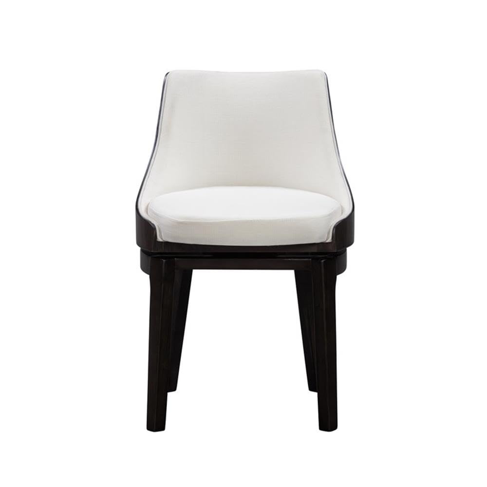 Boraam Orleans Dining Chairs 20" L x 23" W x 30" H Cream/Black - Diamond Home USA