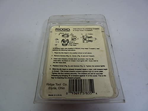 RIDGID 37835 Manual Threader Pipe Dies Right-Handed Alloy NPT Pipe Dies with - Diamond Home USA