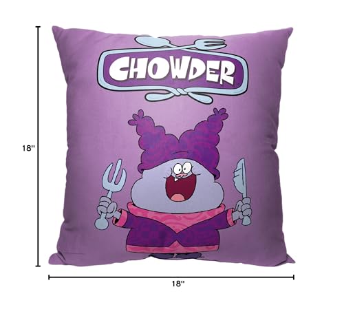 Northwest Chowder Cartoon Network's Pillow 18" x 18"