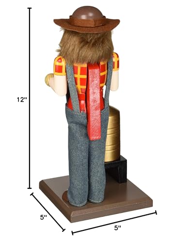 Santa's Workshop 70764 Moonshiner Nutcracker 12" Multi - Diamond Home USA