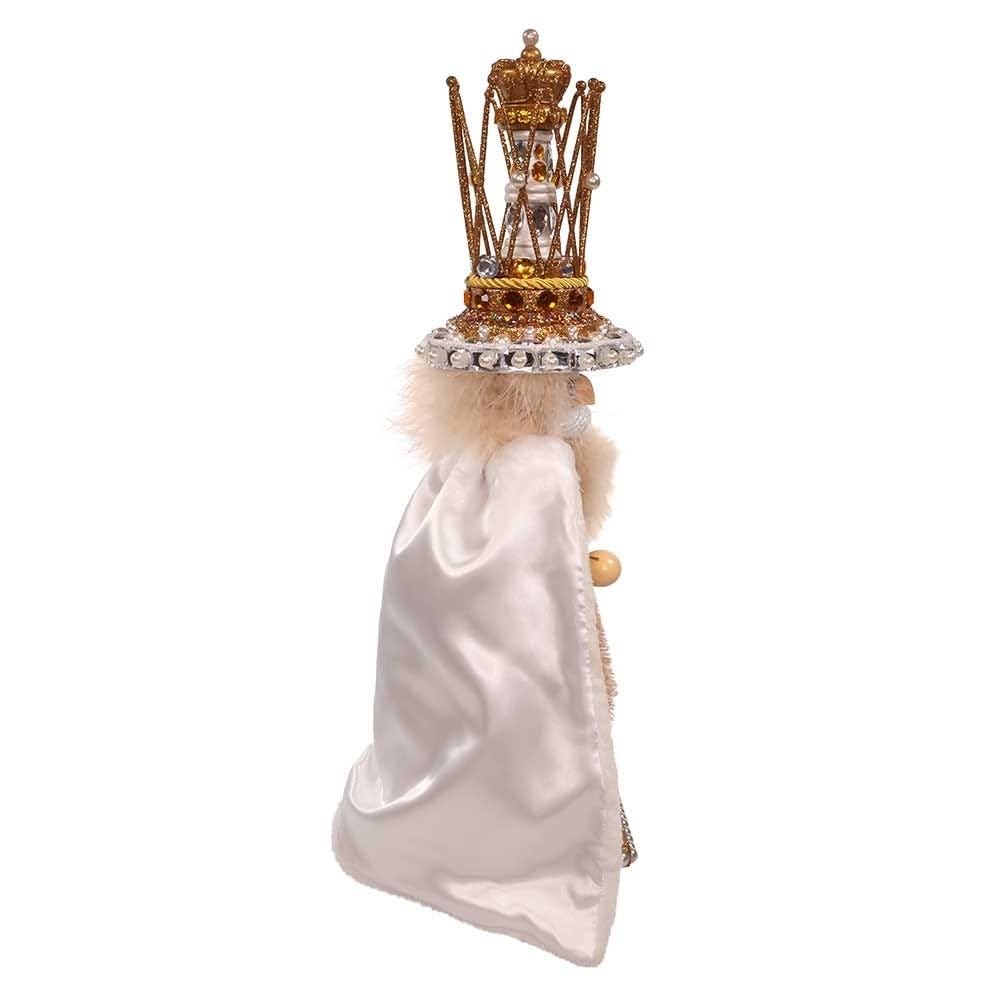 18.5-inch Hollywood Gold Gem King Nutcracker - Diamond Home USA