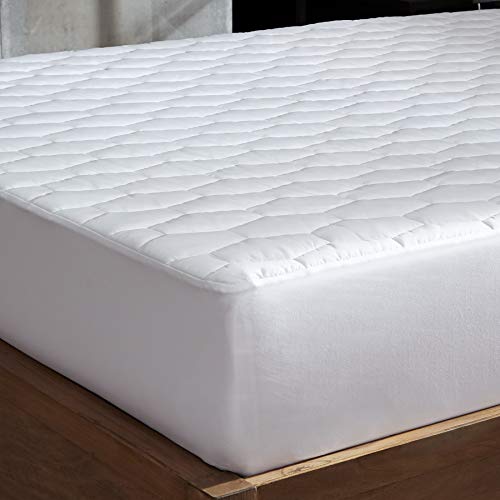 Hotel Laundry Hotel Style Allergy Waterproof Mattress Pad King White - Diamond Home USA