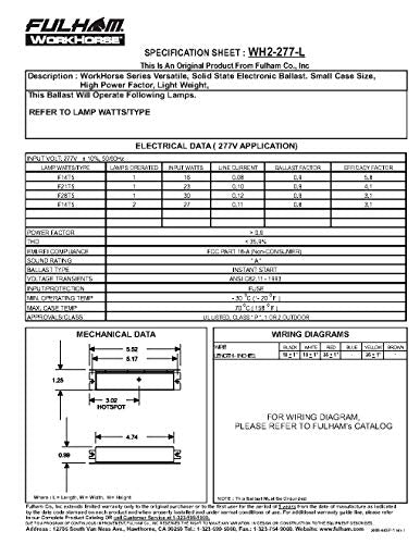 Fulham FHEX20WREM FireHorse Mini LED Emergency Exit Sign White - Diamond Home USA