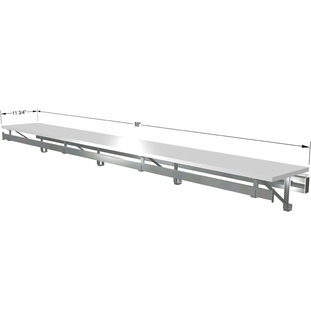 Arrange A Space Arrrange a Space RCMSY Best 52" Single Shelf/Hang Rod Kit