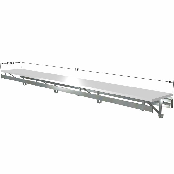 Arrange A Space Arrrange a Space RCMSY Best 52" Single Shelf/Hang Rod Kit