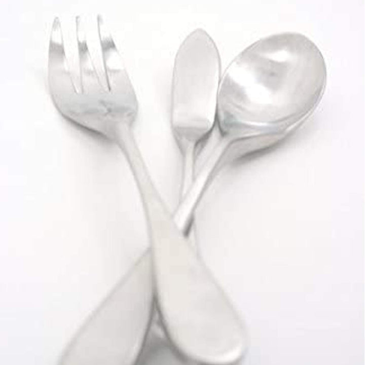 Knork Original 5-Piece Serving Set Stainless Steel Matte Brushed Silver - Diamond Home USA