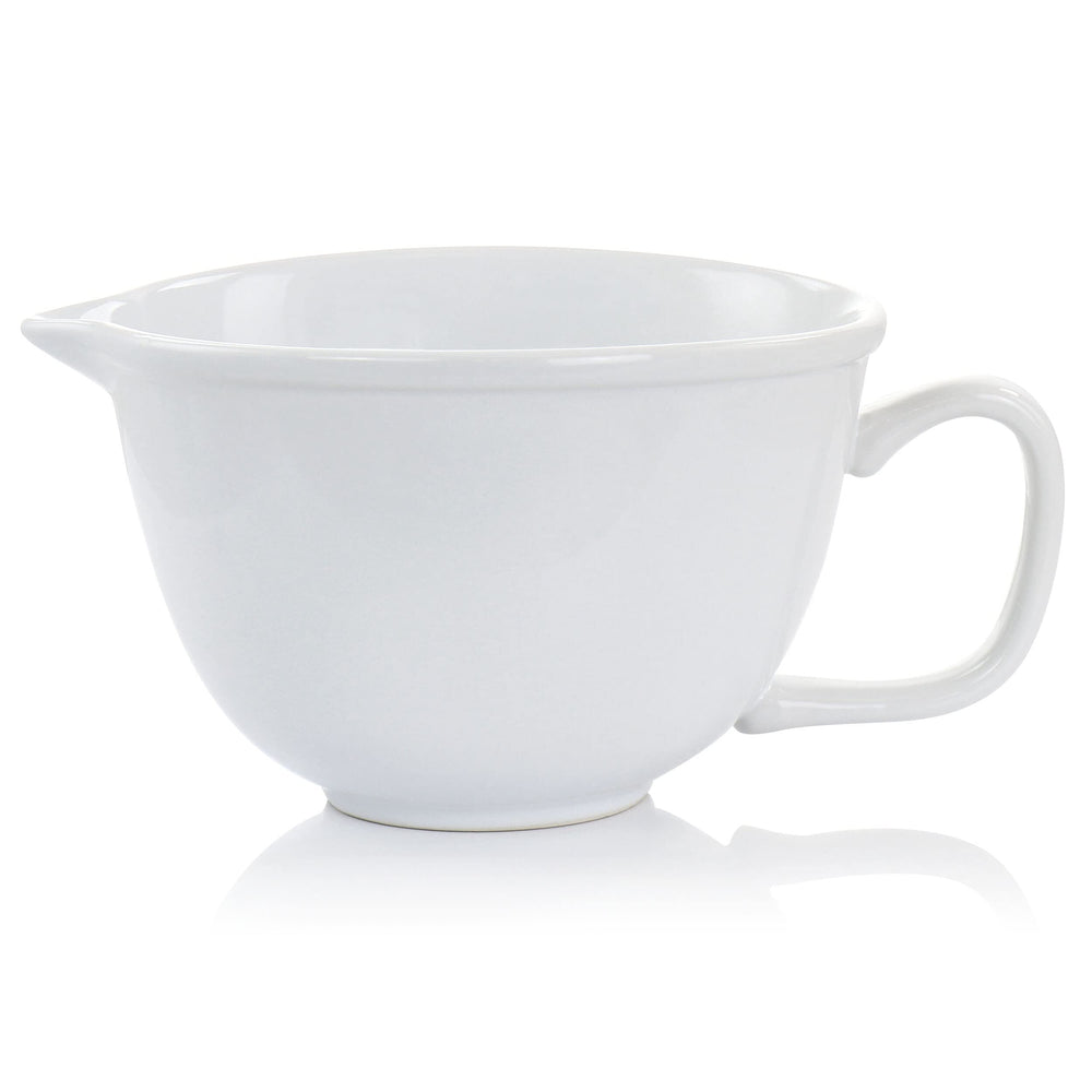 Dining 5 Piece And Mixing Bowl Set White Round - Diamond Home USA