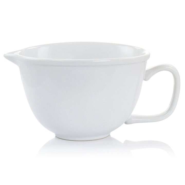 Dining 5 Piece And Mixing Bowl Set White Round - Diamond Home USA