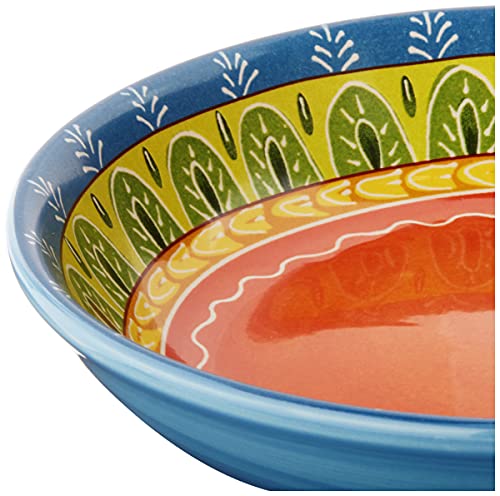 Certified International Valencia Soup/Pasta Bowl (Set of 4) 9.25" Multicolor - Diamond Home USA
