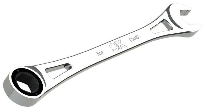 SK Tools USA 5/8" 6 Point X-Frame® Combination Ratcheting Wrench|80042
