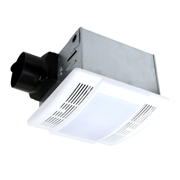 Ultra Quiet Bathroom Exhaust Fan With Led Light 90cfm 1.5 Ventilation Square