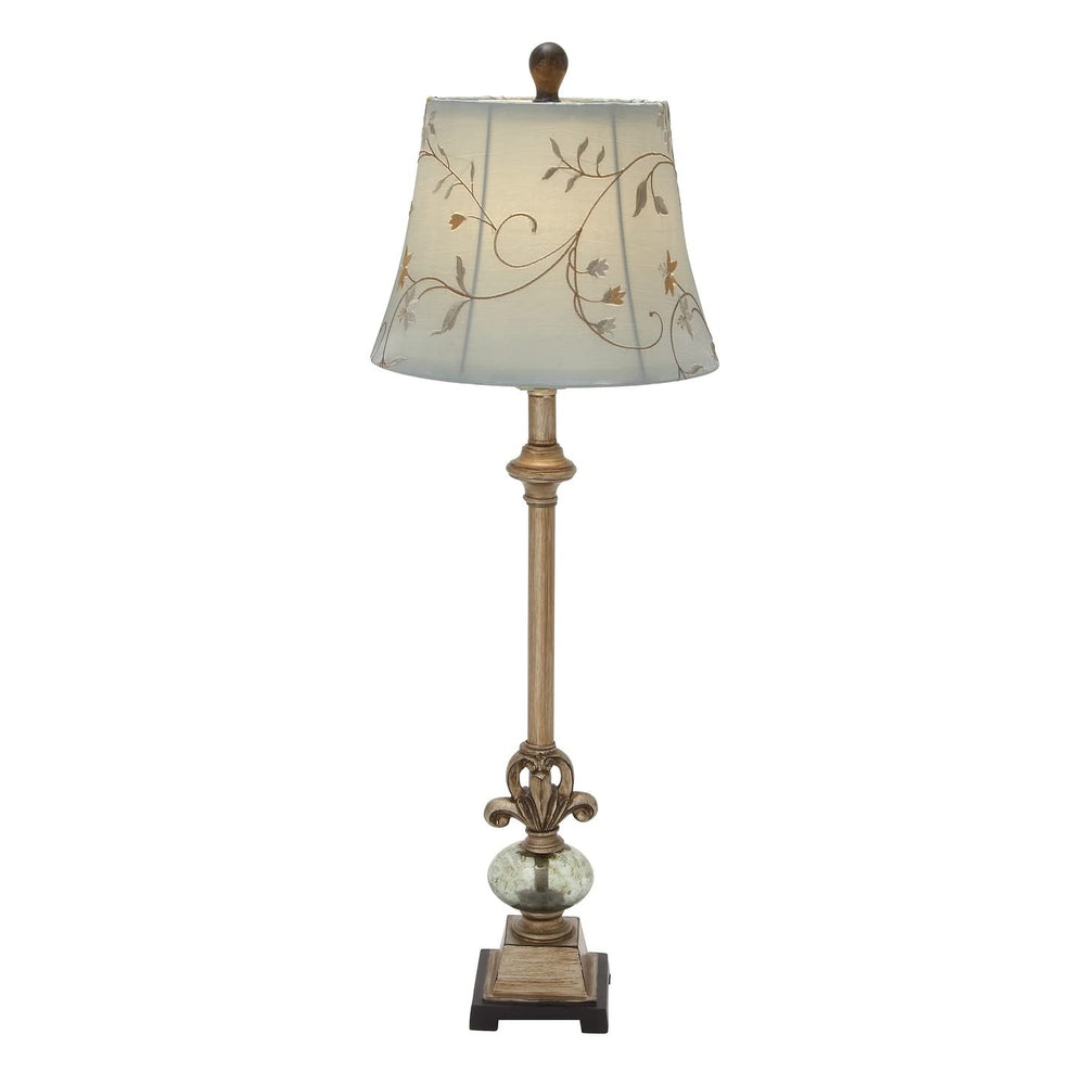 Gold Polystone Tuscan Buffet Lamp 32 X 12 Brown - Diamond Home USA