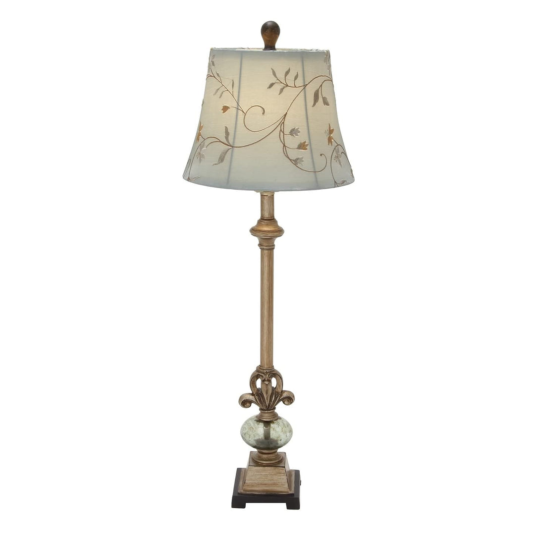 Gold Polystone Tuscan Buffet Lamp 32 X 12 Brown - Diamond Home USA