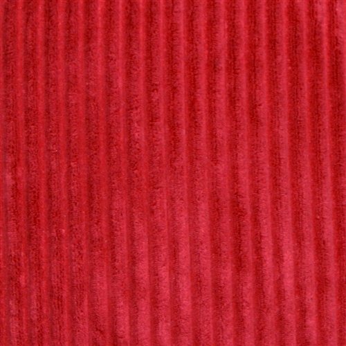PILLOW DÉCOR Wide Wale Corduroy 22x22 Red Throw Pillow - Diamond Home USA