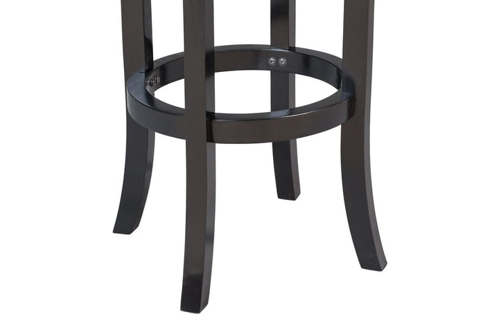 Boraam Cordova Bar Height Swivel Stool 29-Inch Black - Diamond Home USA