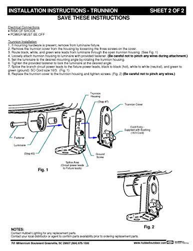 Hubbell Industrial TRN-DB Trunnion Threaded Knuckle Mount Dark Bronze - Diamond Home USA