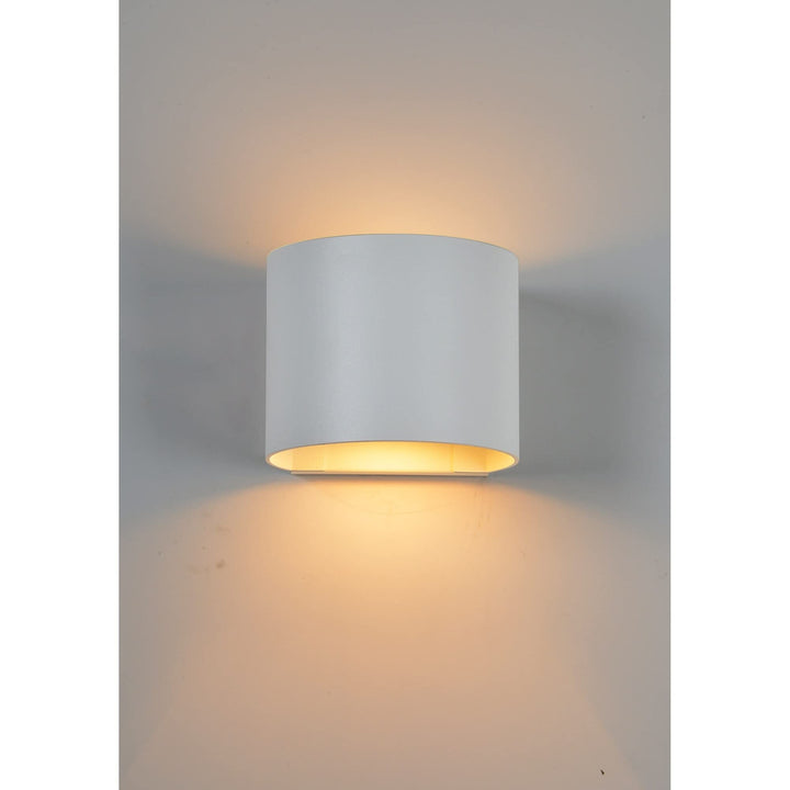 Wall Sconce Small White Modern Contemporary Bulbs Included - Diamond Home USA