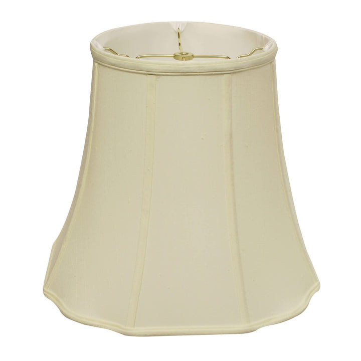 Cloth & Wire Slant Fancy Octagon Softback Lampshade with Washer Fitter Egg