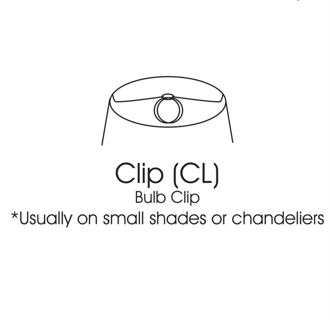 8"W Crinkle Oil Paper Slant Empire Softback Lampshade with Bulb Clip in Brown - Diamond Home USA