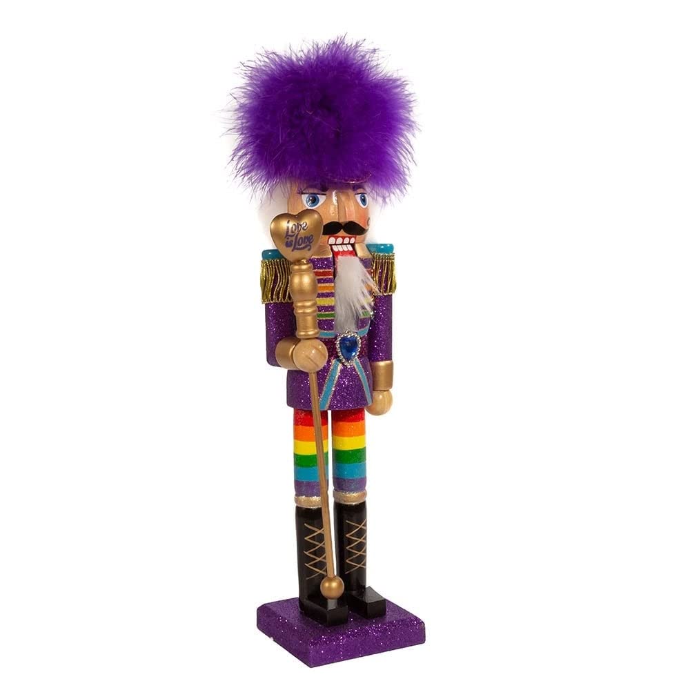 15-inch Wooden Gay Pride Nutcracker Multi Color - Diamond Home USA