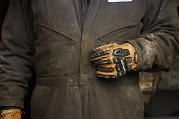 Mechanix Wear: Durahide M-Pact Driver F9-360 Leather Work Gloves: All Around - Diamond Home USA