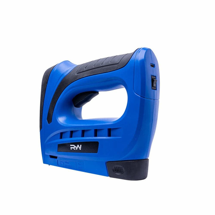 4v Cordless 3/8" Crown Staple Gun Multi Color - Diamond Home USA