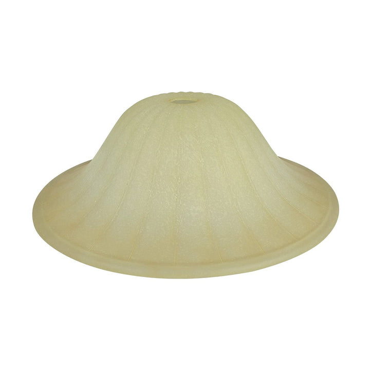 Amber Replacement Glass Shade 6" High X 18" Diameter Yellow Transitional