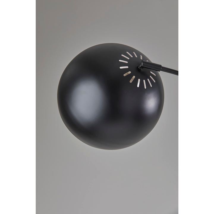 Adesso 5170-01 Astoria Arc Lamp 78 in. 100W Type A Bulb (Not Included) Black - Diamond Home USA