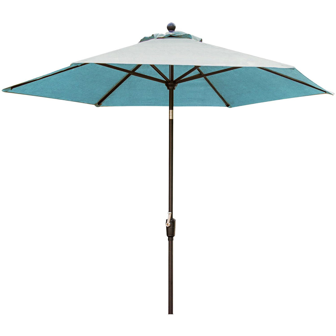 Hanover Traditions 9 Ft. Market Outdoor Umbrella with Tilt Crank Lever
