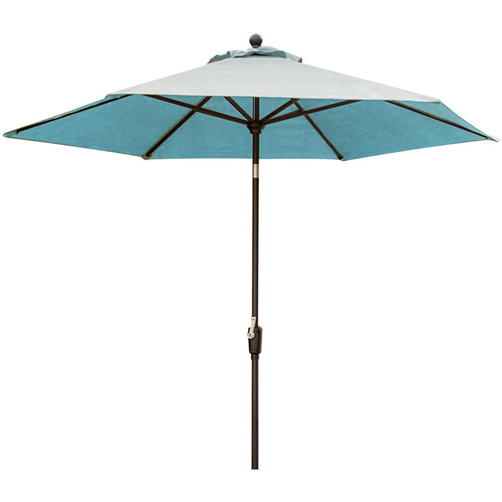 Hanover Traditions 9 Ft. Market Outdoor Umbrella with Tilt Crank Lever