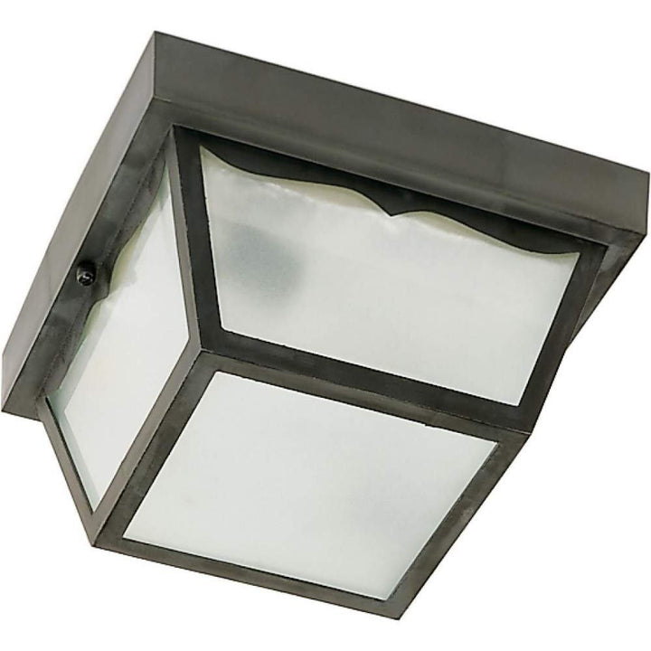 Nuvo One Light Outdoor Carport Flush Mount-8.25 Inches Wide by 4.75 Inches - Diamond Home USA
