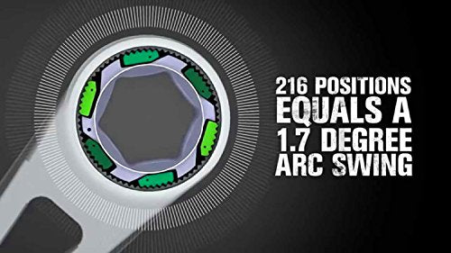 SK Tools USA 11/16" 6 Point X-Frame® Combination Ratcheting Wrench|80043 - Diamond Home USA