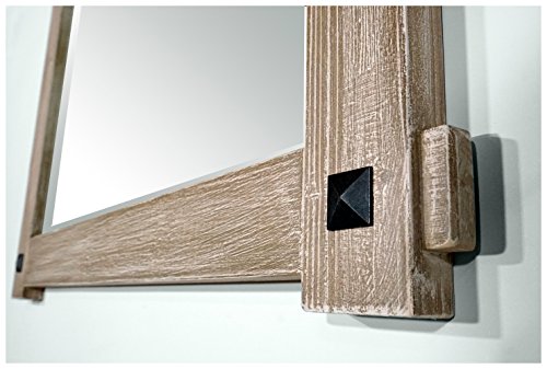 InFurniture WK8228M Bathroom Mirror Driftwood - Diamond Home USA