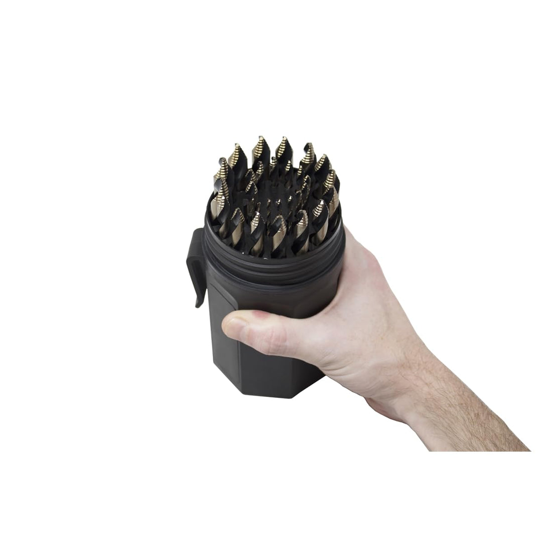 K Tool International XD3106 Cobalt Tungsten Metal Drill Bit Set for Garages - Diamond Home USA