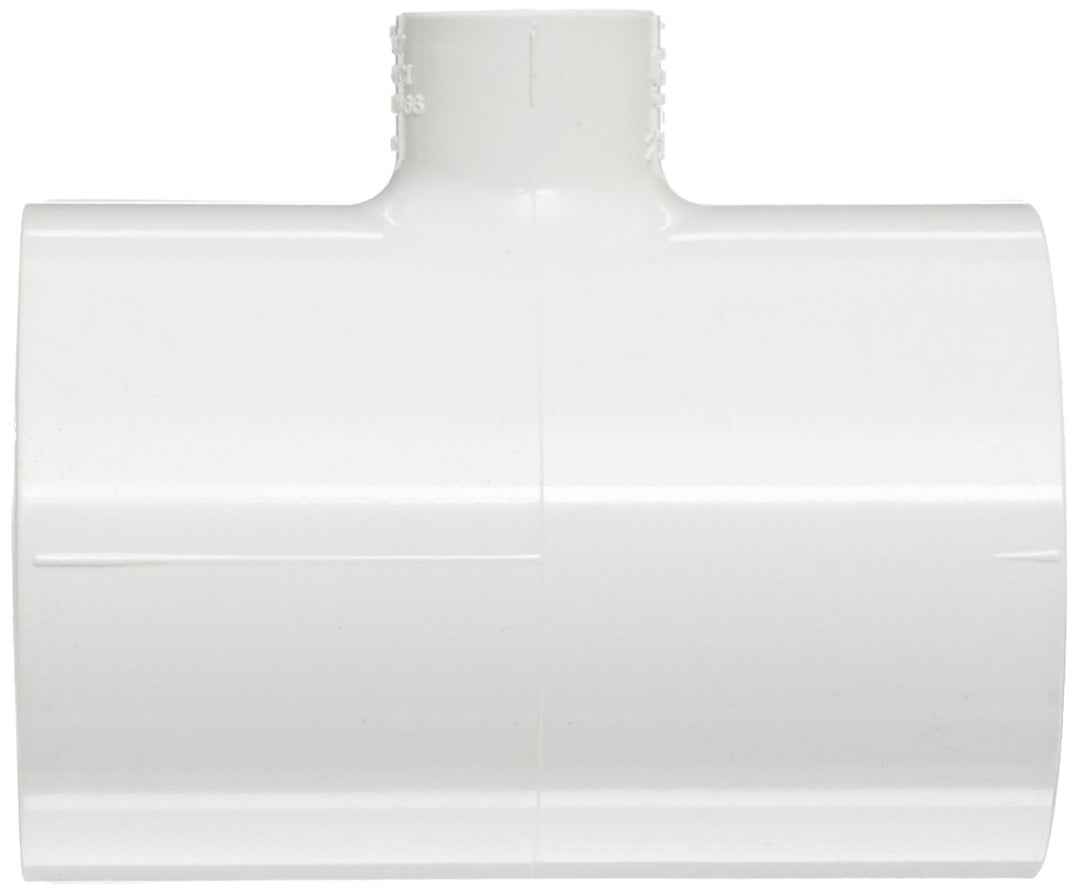 Spears 402 Series PVC Pipe Fitting Tee Schedule 40 White 3" Socket x 3/4" NPT - Diamond Home USA