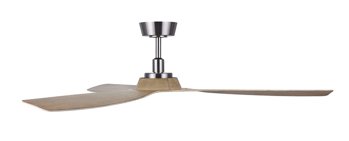 Lucci Air Moto Brushed Nickel and Teak 52-inch Ceiling Fan (21065301) - Diamond Home USA