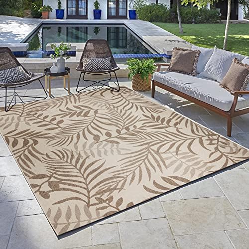 Gertmenian Indoor Outdoor Area Rug Classic Flatweave Washable Stain & UV