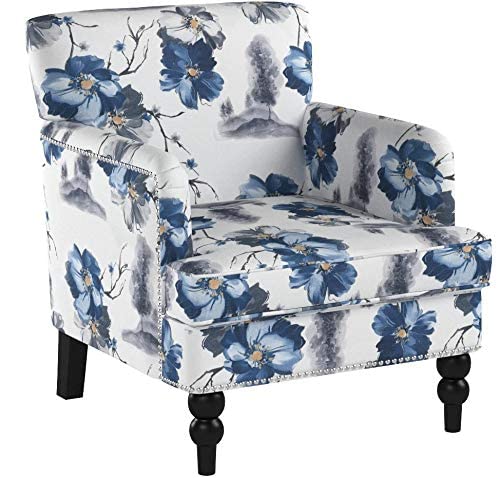 Christopher Knight Home Boaz Fabric Club Chair - Floral Print - Diamond Home USA