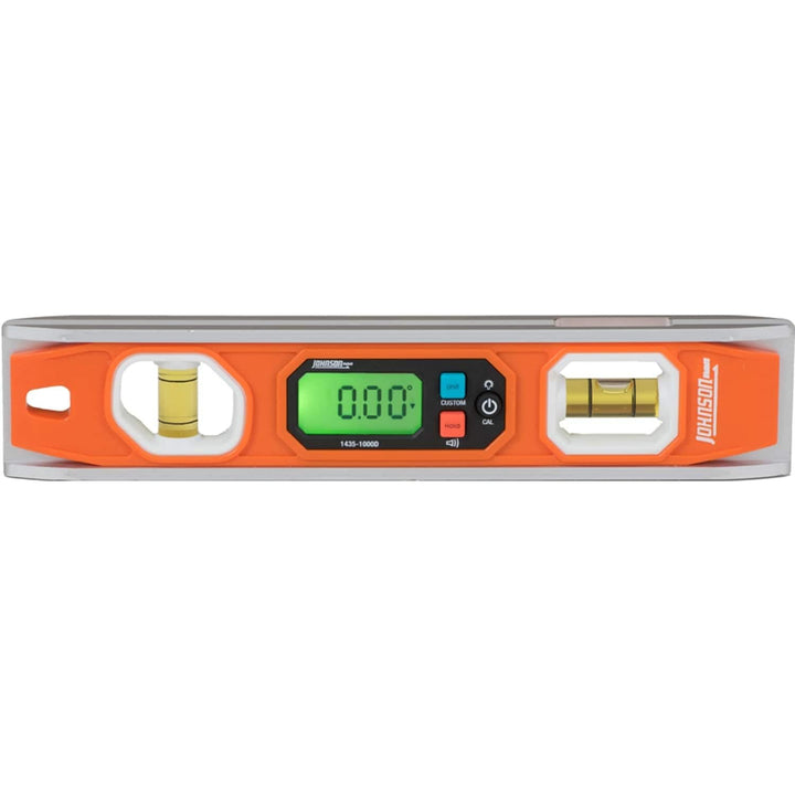 Johnson 10 In. Magnetic Programmable Digital Level 2 Orange